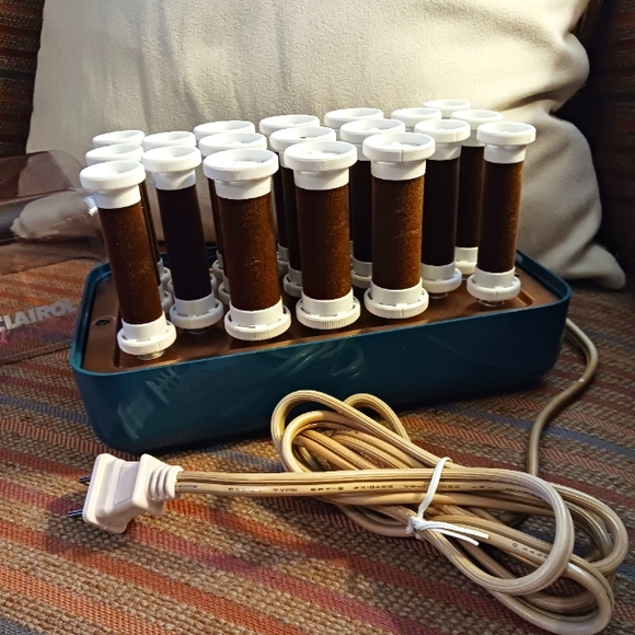 Vintage Clairol Kindness 19 roller Hot Roller set w/20 clips. Tested Works. - Picture 3 of 6